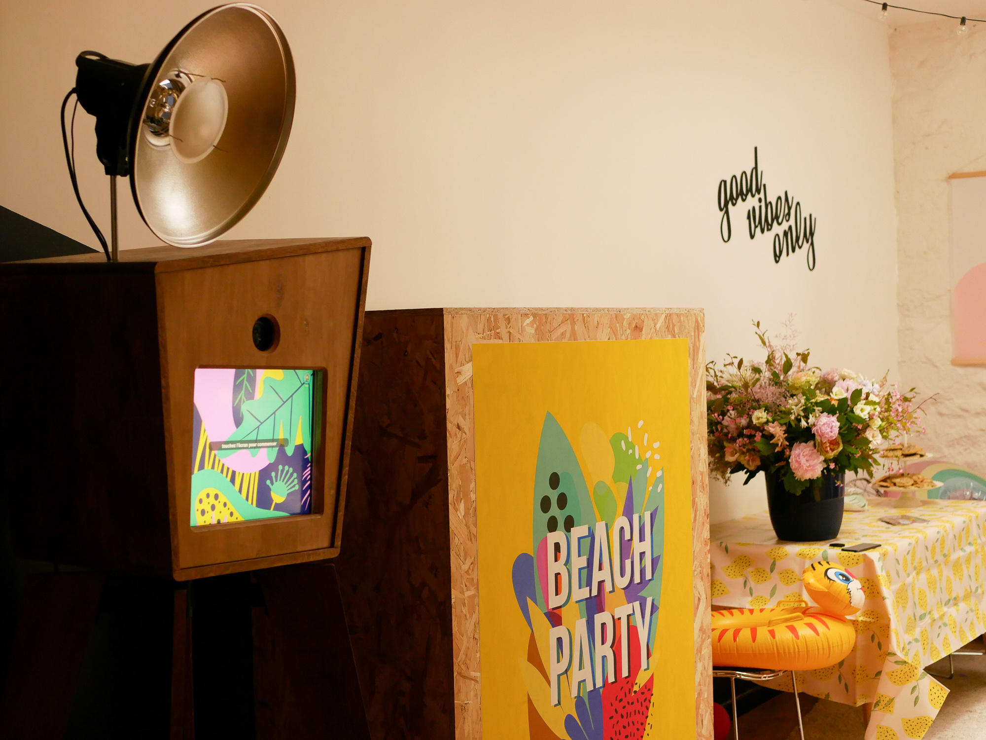 location borne photo vintage anniversaire / mister like that